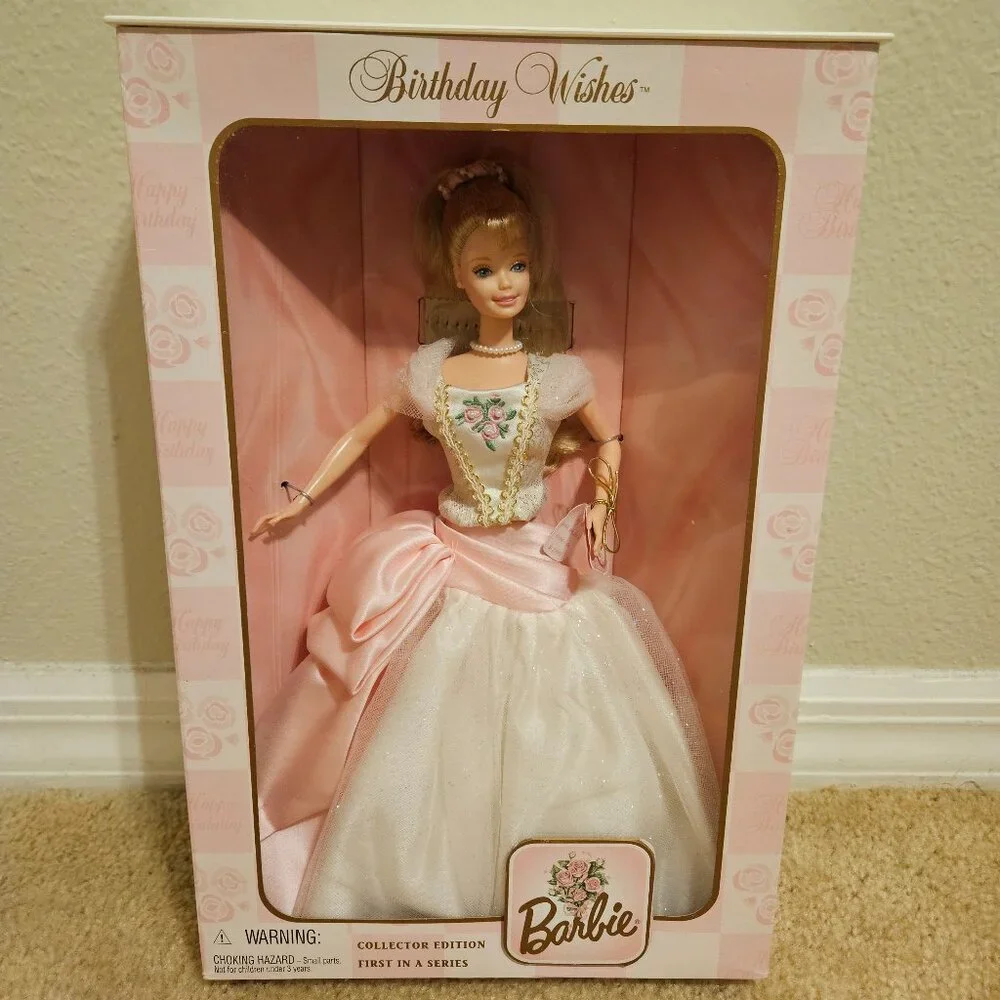 NRFB 1998 COLLECTOR EDITION MATTEL BIRTHDAY WISHES 1st SERIES BARBIE DOLL 21128
